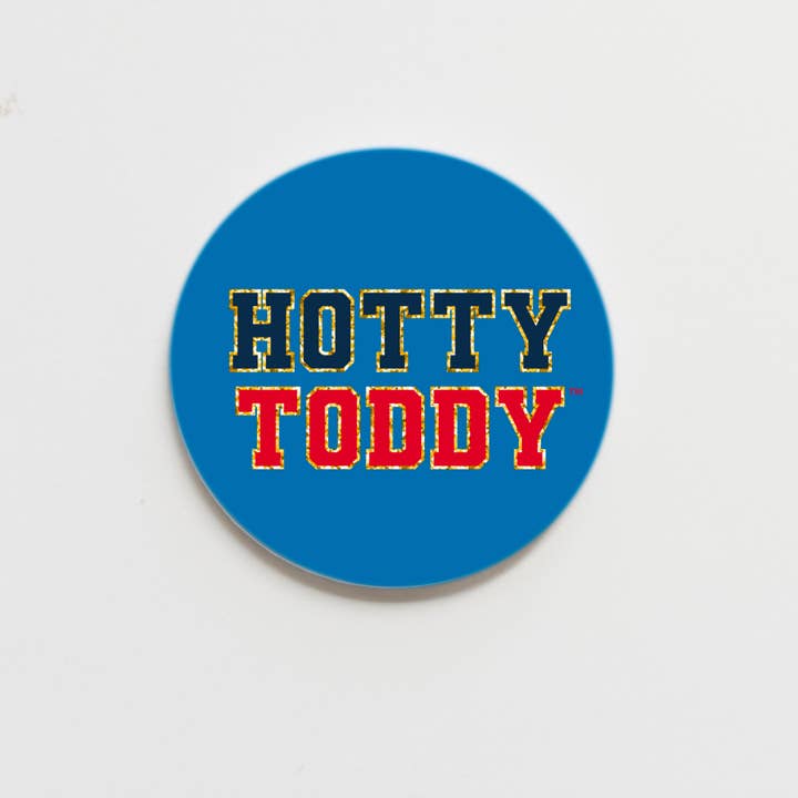 Good Vibez Collegiate - Wholesale Lapel Pin/Button - Ole Miss Hotty Toddy Varsity Button 1