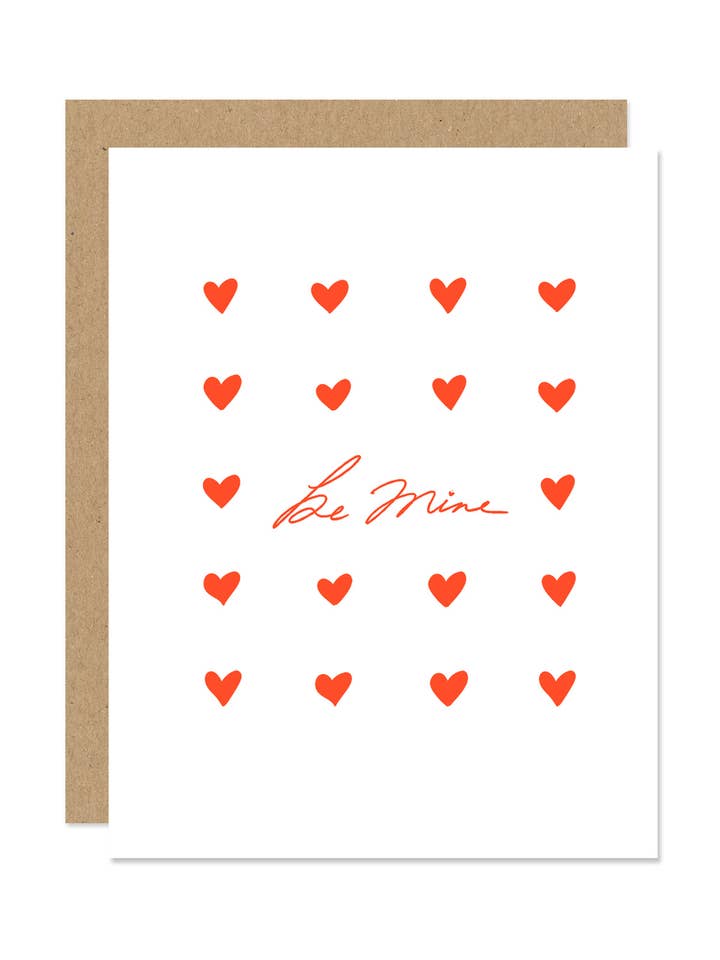 Carte de Saint-Valentin Be Mine pour la vente par Maddon and Co