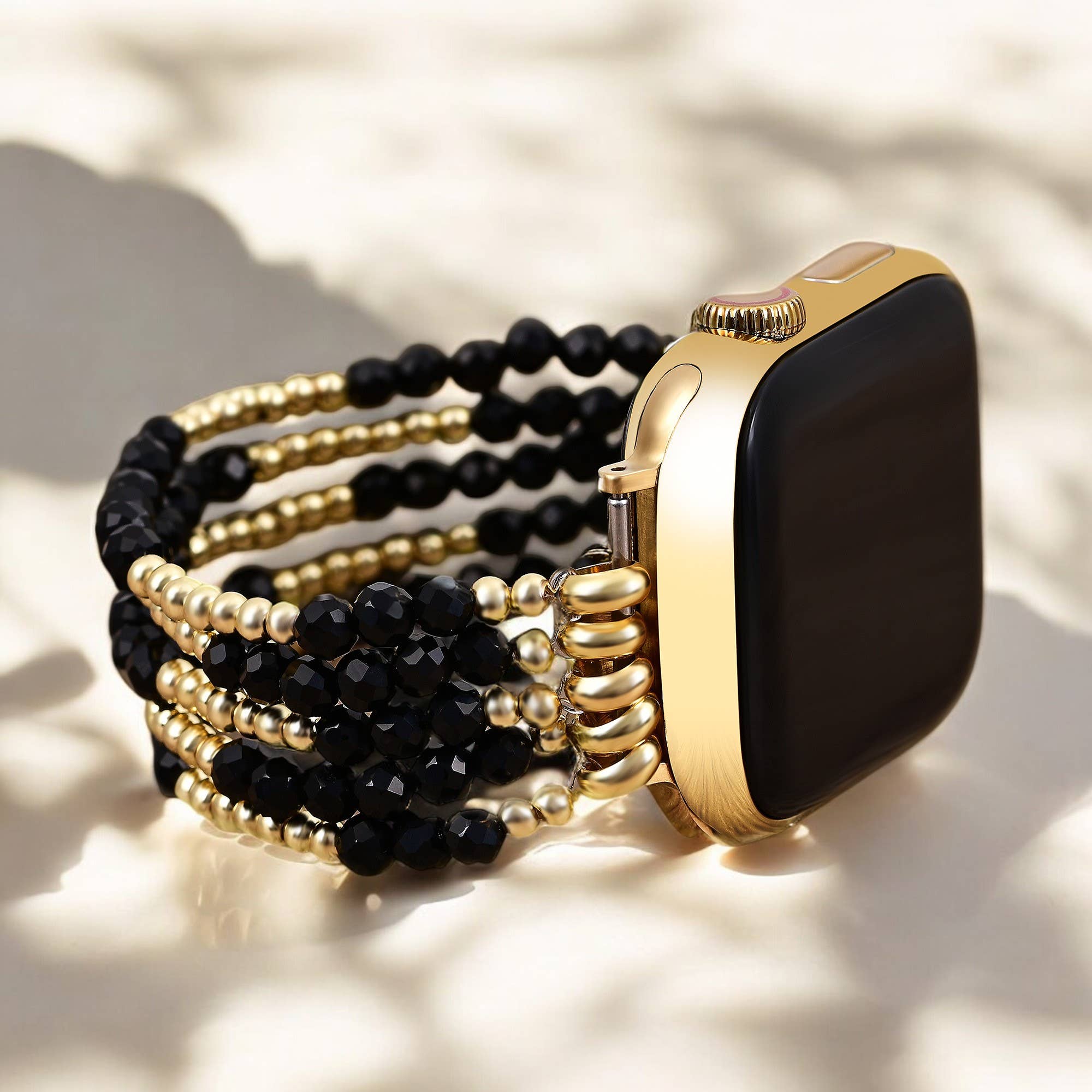 Cape Diablo - Wholesale Horlogeband/riempje - Dames - Luxe roze stretchband voor Apple Watch