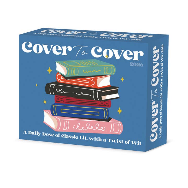 Willow Creek Press & Gifts - Wholesale Calendar - Cover to Cover 2026 Box Calendar, Daily Desktop