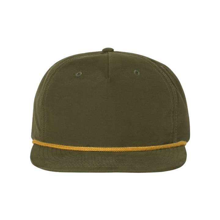 Total Apparel - Wholesale Flat Brim Cap - Unisex - Richardson Umpqua Snapback Five-Panel Rope Cap | Hat 25611