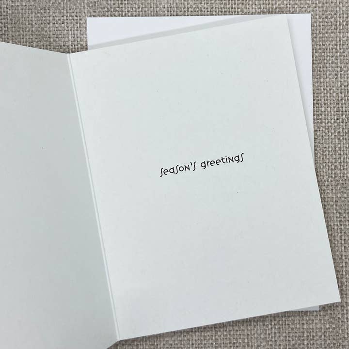The Red Barn Press - Wholesale Christmas Card - Christmas Card | Funny Partridge Pear Tree with Santa Hat!