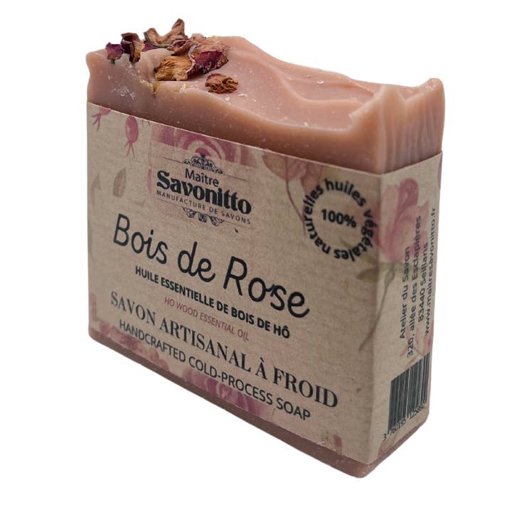 MAITRE SAVONITTO - Wholesale Bar Soap - Cold saponified soap 100g - Rosewood EO1