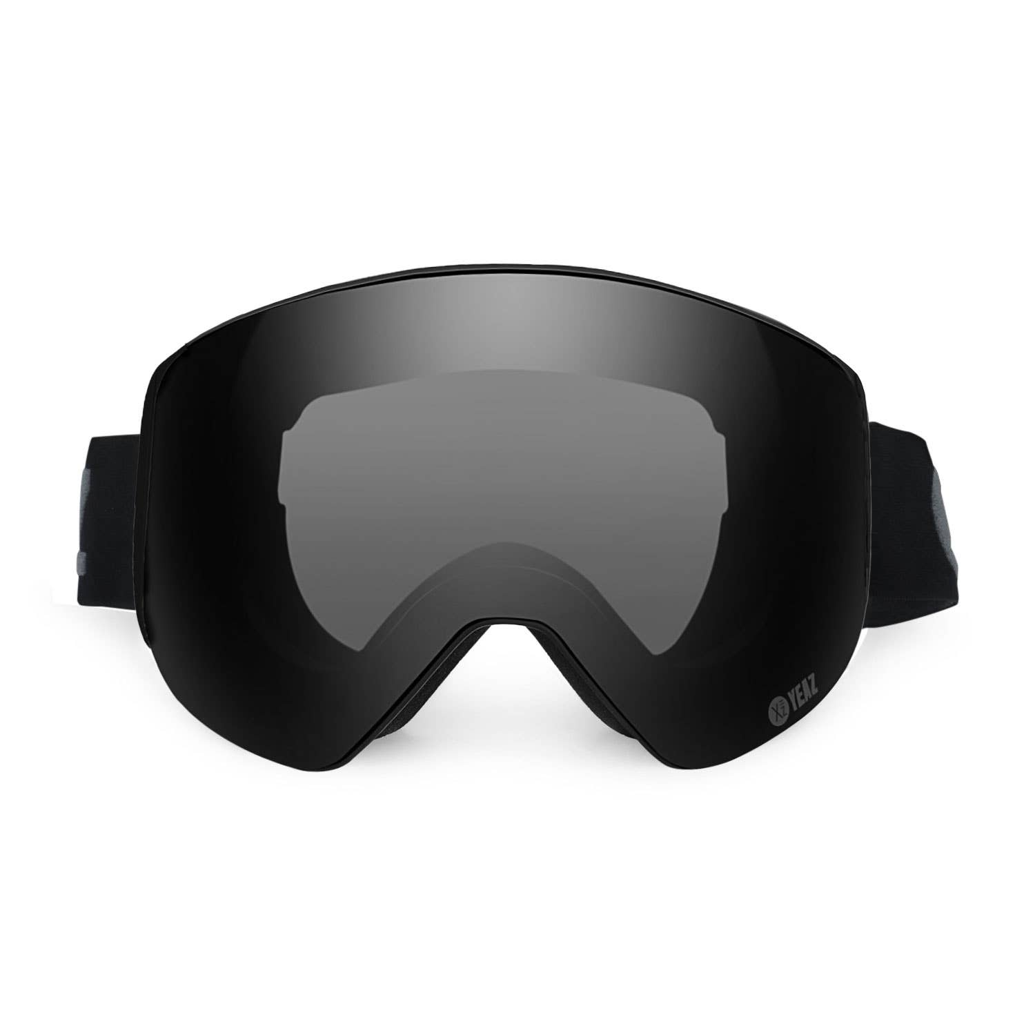 APEX magnetic ski snowboard goggles - midnight black for wholesale on Faire4