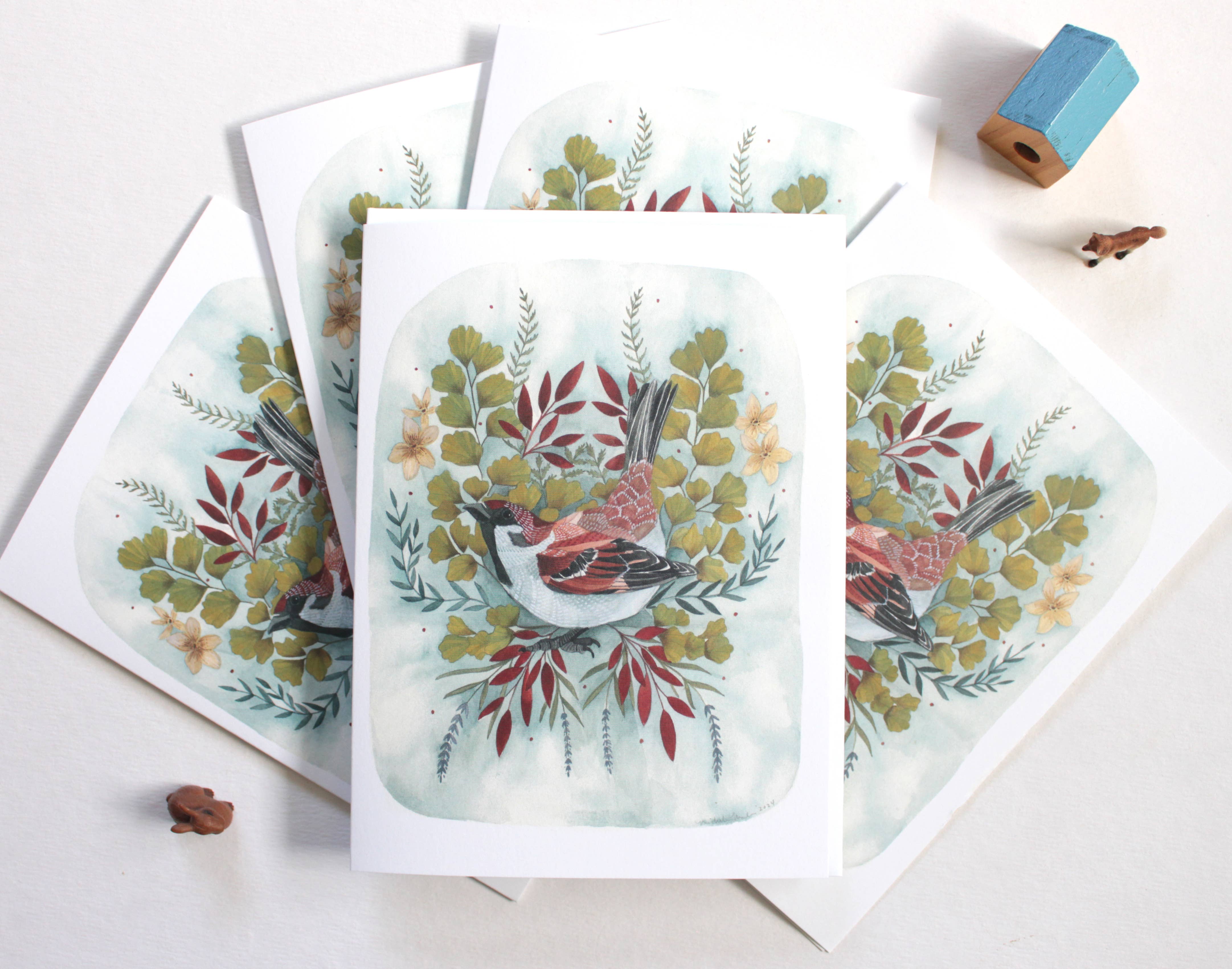 michele maule - Wholesale Everyday Greeting Card - Greeting Card - Brown Sparrow3