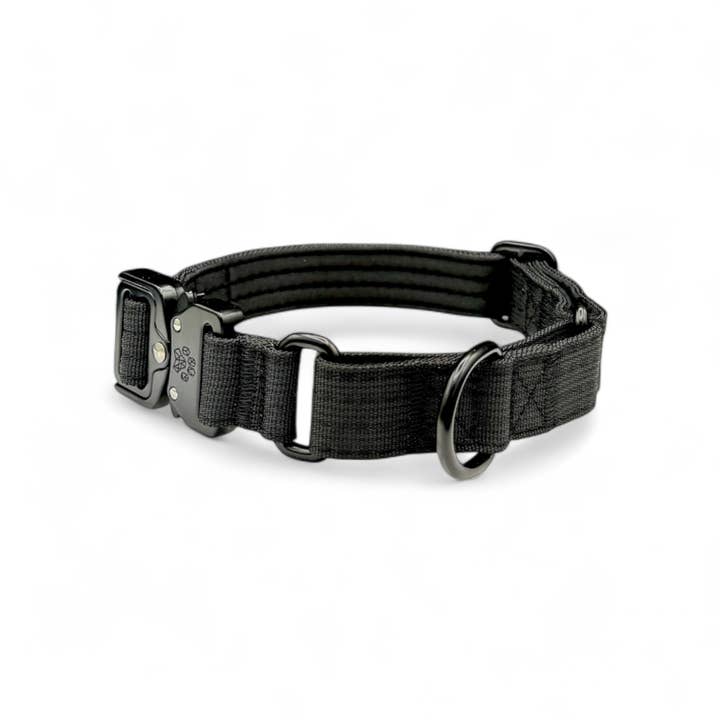Black Koira Martingale Dog Collar – Essential Line for wholesale by Koira