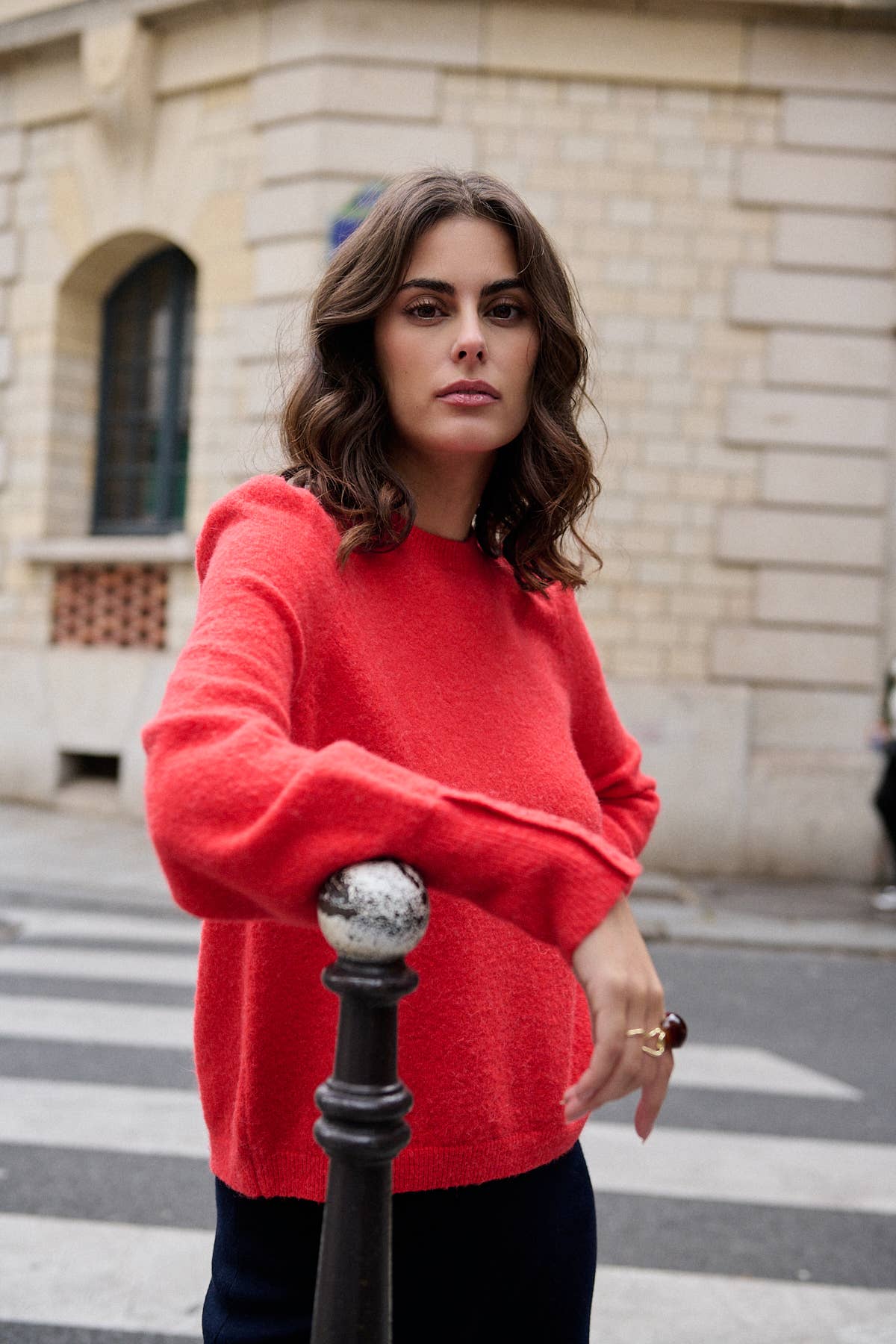 Nathael Paris - Wholesale Pullover-trui - Dames - Trui van alpaca en wol met ronde hals11