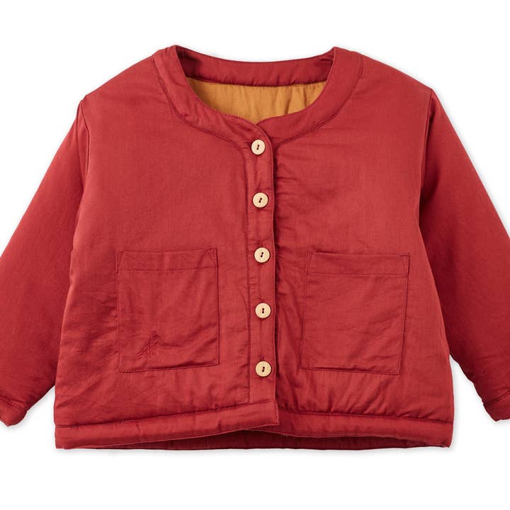 Chaqueta acolchada tejida de algodón orgánico para venta al por mayor de Vild - House Of Little