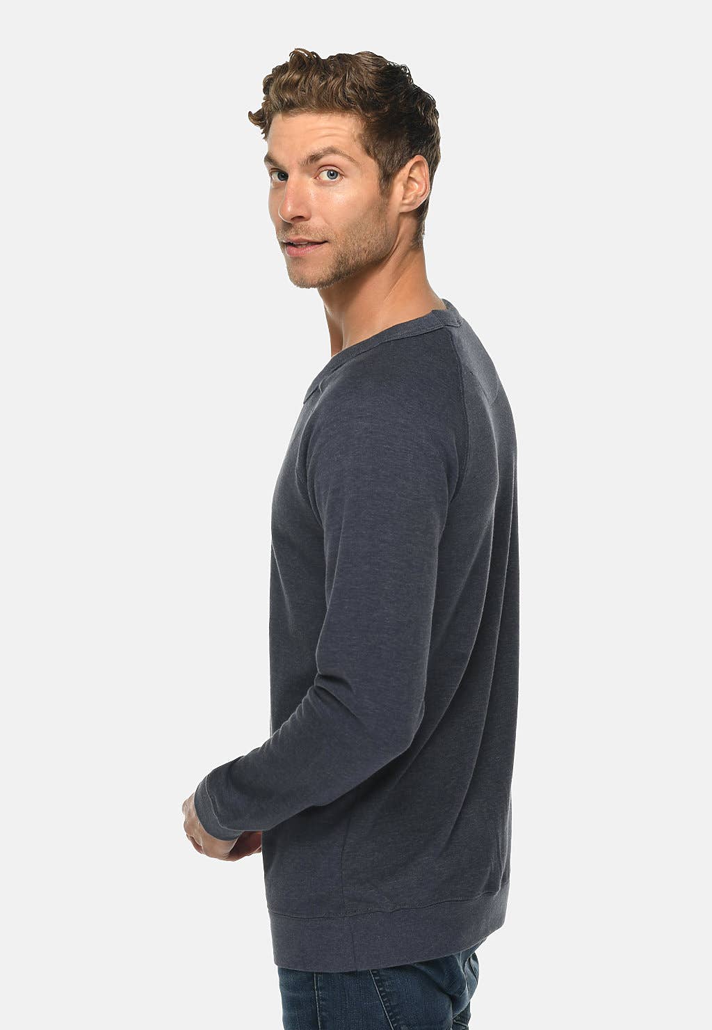 Lane Seven Apparel - Wholesale Sweatshirt - Unisex - French Terry Raglan Crewneck - For Men and Women10
