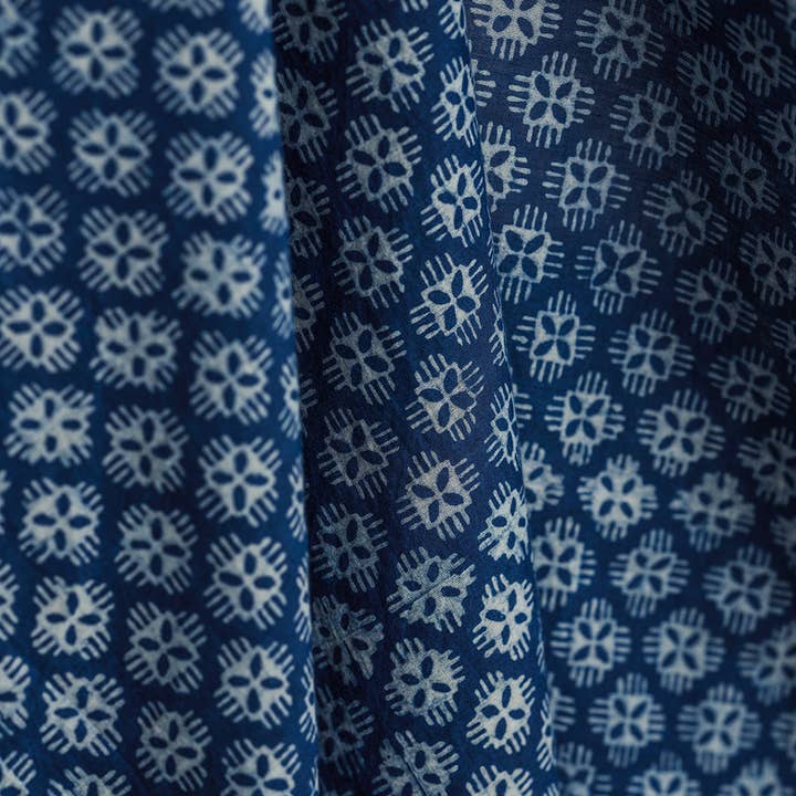 Handker Bandanas - Wholesale Scarf - Women's - Laken Indigo Scarf 2