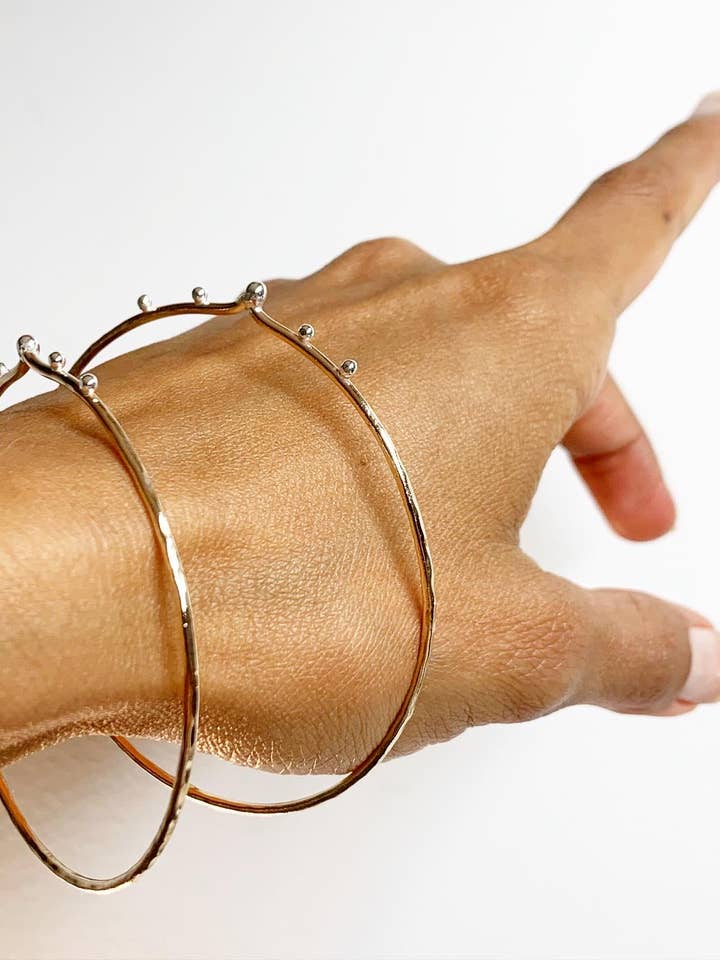 Lady Bug Bangle Bracelet for wholesale by YedOmi Jewelry