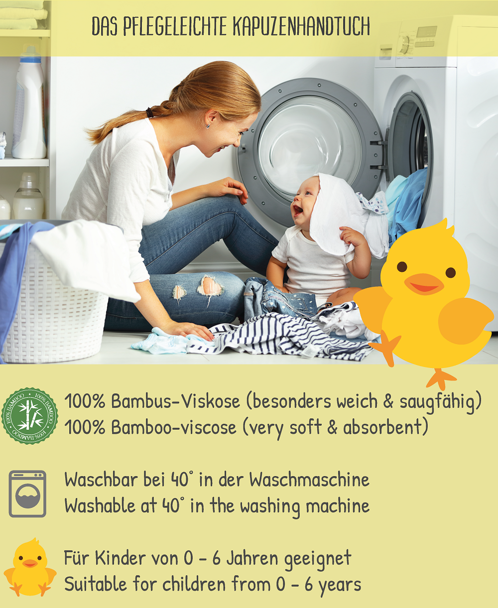 HECKBO - Wholesale Hooded Towel - Kids & Baby - baby 3D hooded towel chick4