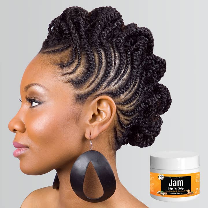 UB BRANDS INC - Wholesale Hair Styling Gel/Mousse - Jam Dip n Grip Coconut & Argan Oil Extreme Hold Gel 8oz5