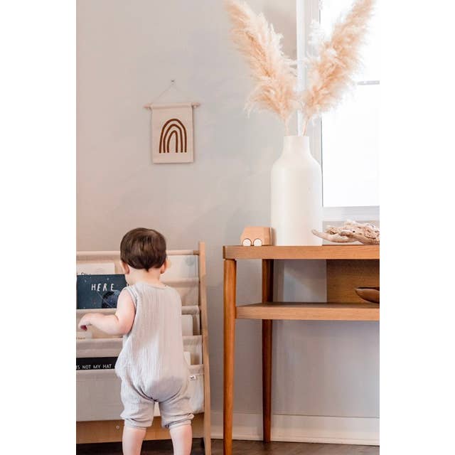 Imani + Kids by Imani Collective - Wholesale Wall Sign - Kids & Baby - Rust Rainbow Canvas Hang Sign3