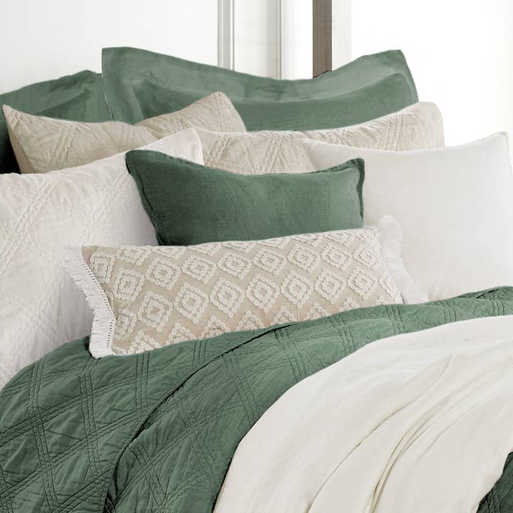 Levtex Home - Wholesale Throw Pillow Cover - French Flax Washed Linen Square Pillow Cover- Set of 229