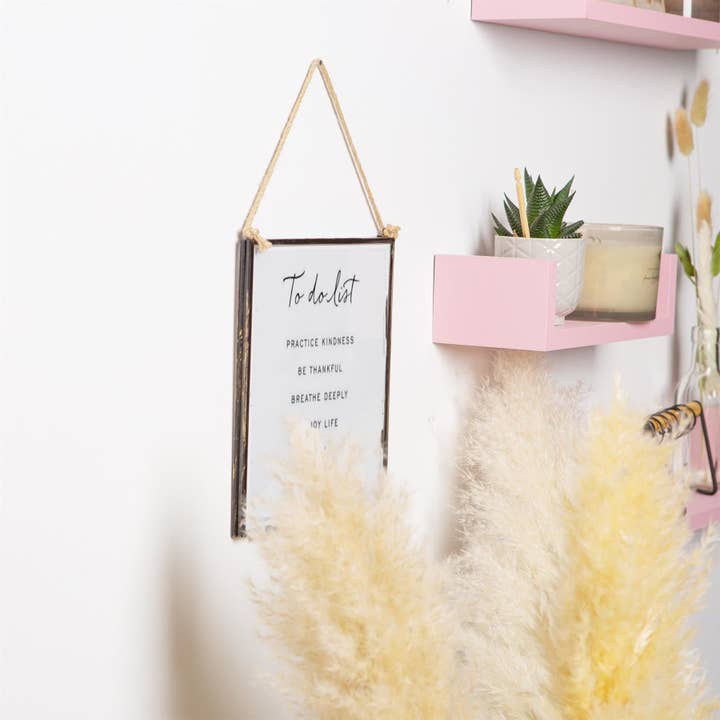 Rinkit Pty Ltd - Wholesale Picture frame - 8" x 8" Glass Hanging Photo Frame - By Nicola Spring