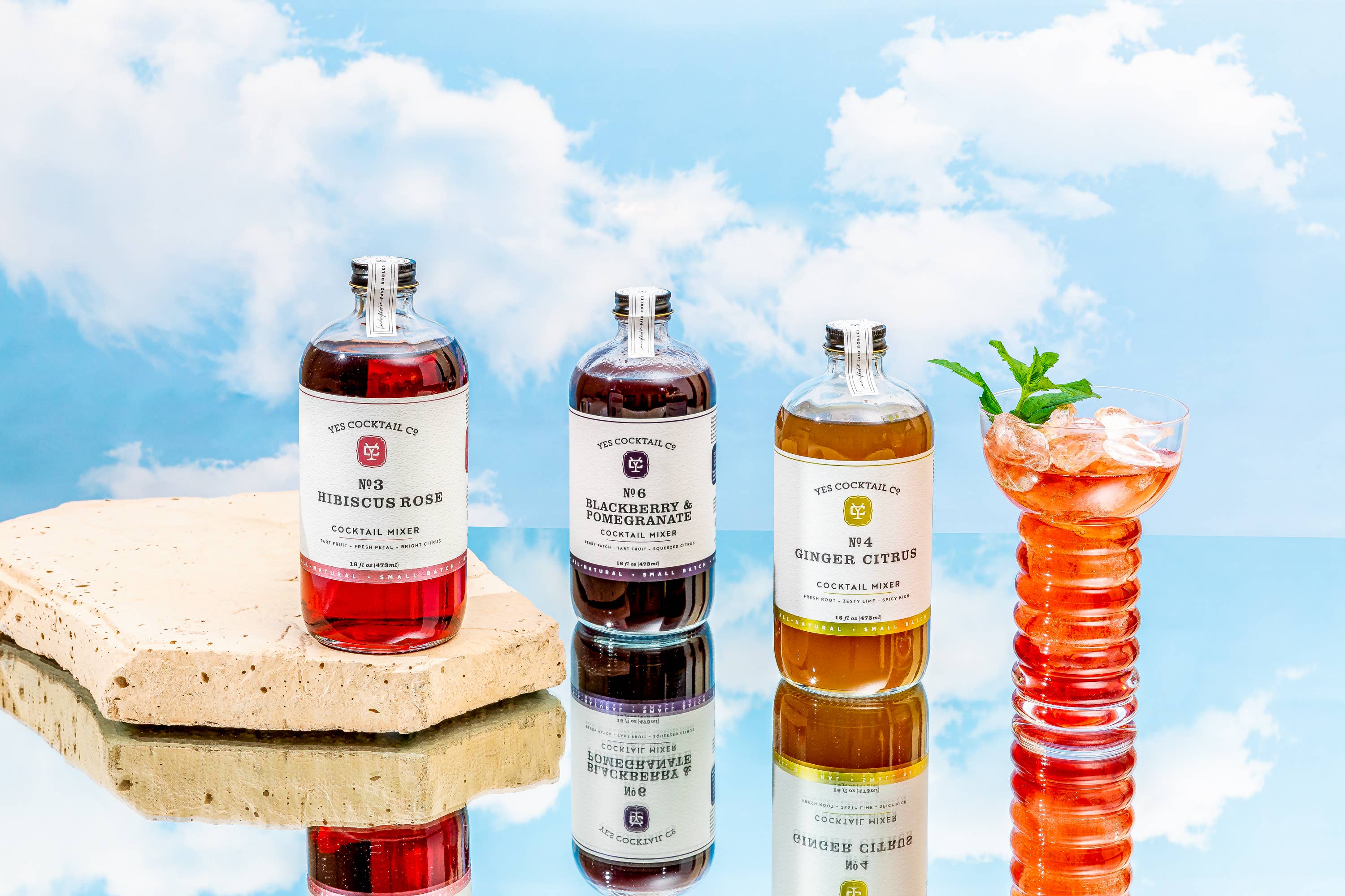 Yes Cocktail Co - Vente Mélange/sirop pour cocktails - Mélangeur à cocktail à la grenade à la mûre12