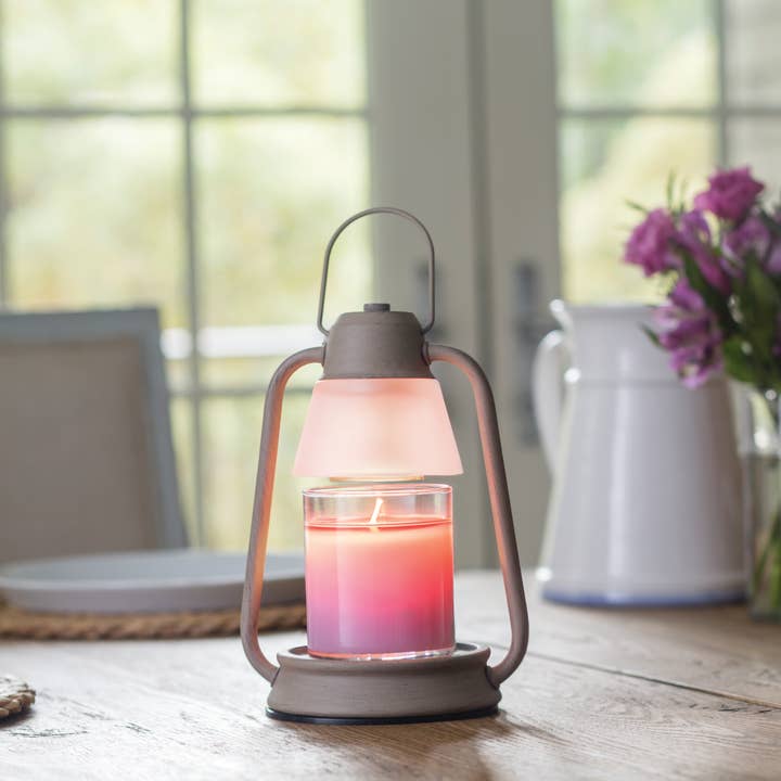 Candle Warmers Etc. Duftlampen & Kerzen - Wholesale Wax Warmer - CANDLE WARMERS® BEACON lantern for small scented candles, taupe