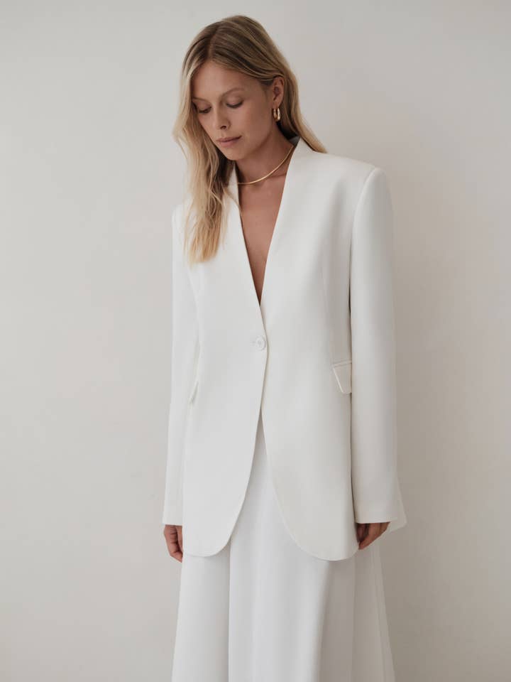 Le Cle - Wholesale Blazer - Women's - Lustre | Structured single-button blazer