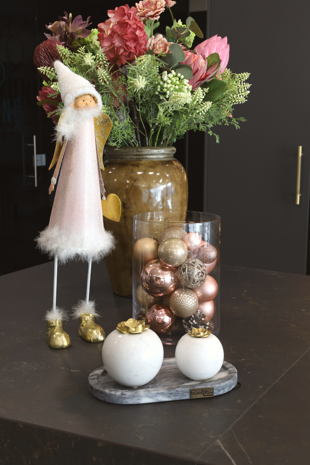 PIETRA DI CASA - Wholesale Decorative Tray - Marble Tray - PAPA ALANA Oval20 - Ruivina5