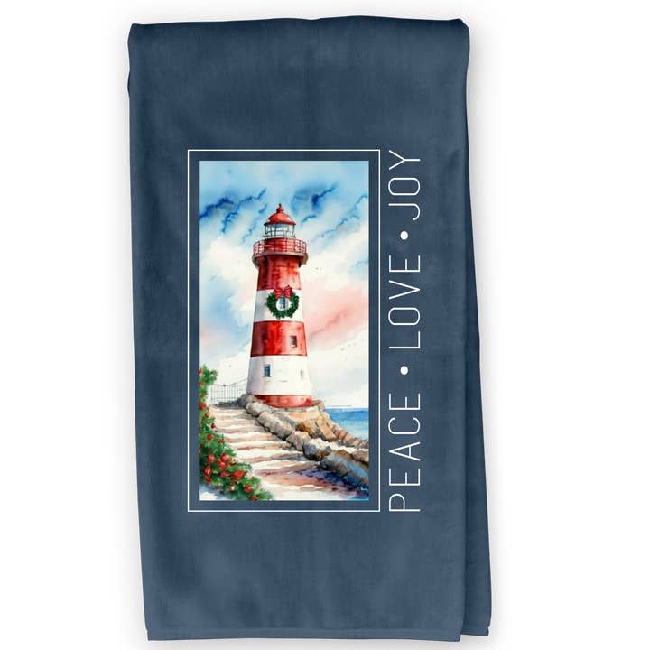 Torchon de cuisine de Noël - Coastal Xmas pour la vente par The Buffalo Works