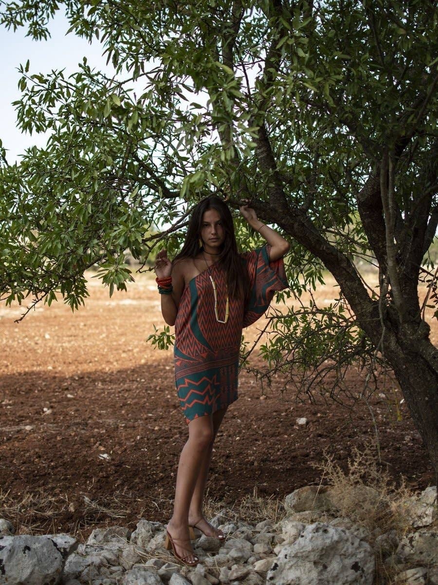 Bijondo - Wholesale Dress - Women's - Short rayon dress Charlize1