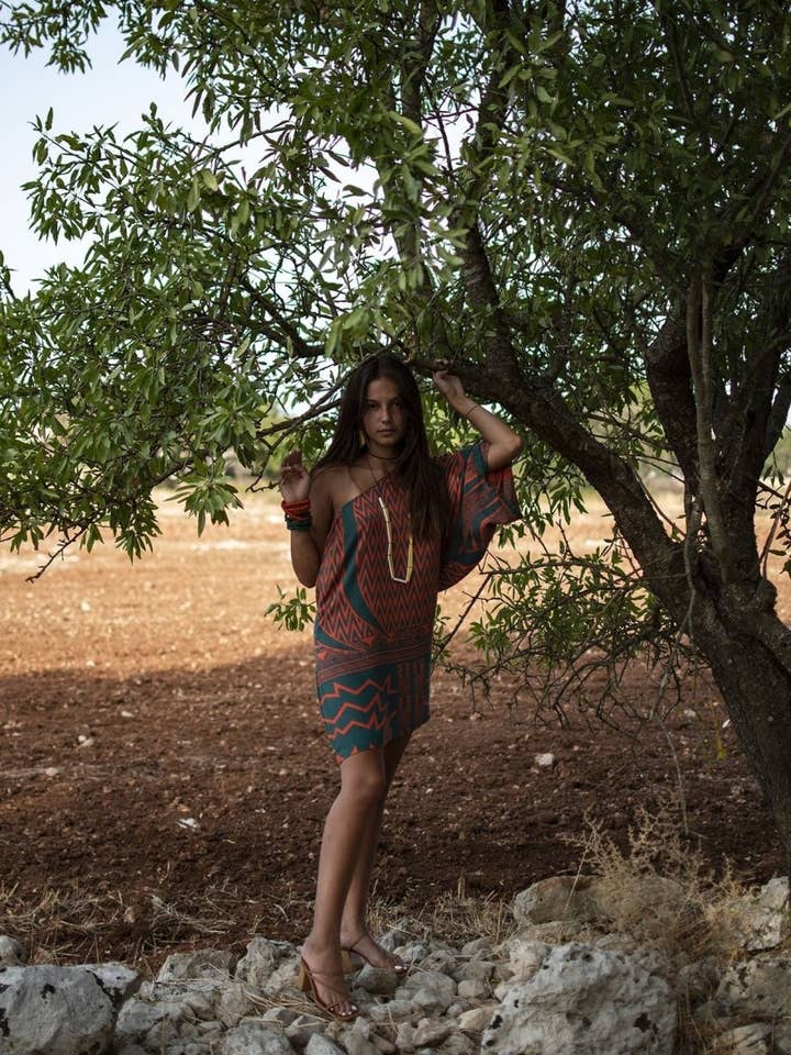 Bijondo - Wholesale Dress - Women's - Short rayon dress Charlize1