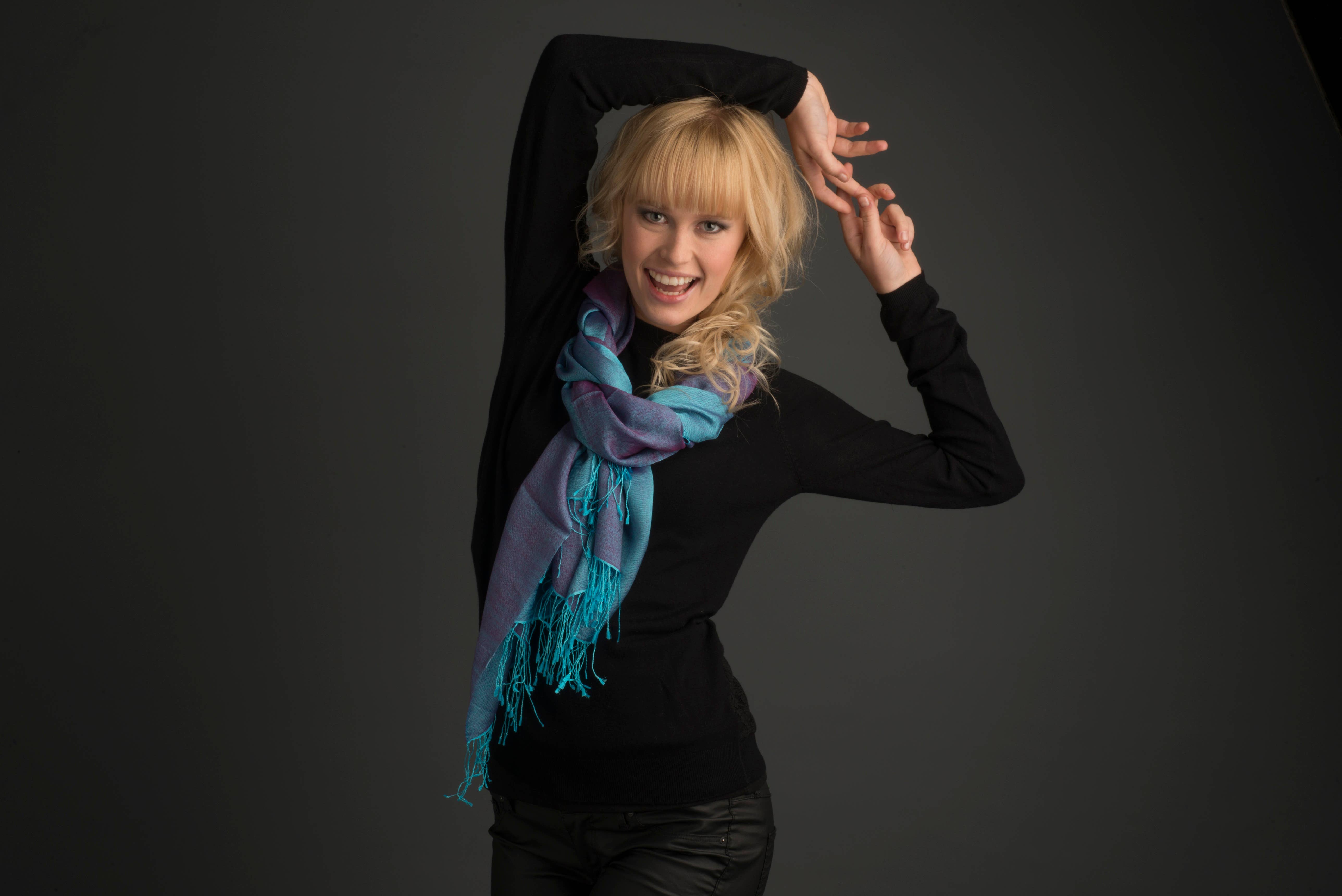 DIWALI PARIS - Wholesale Head Scarf - Women's - BENARES SCARF - 50% WOOL / 50% SILK