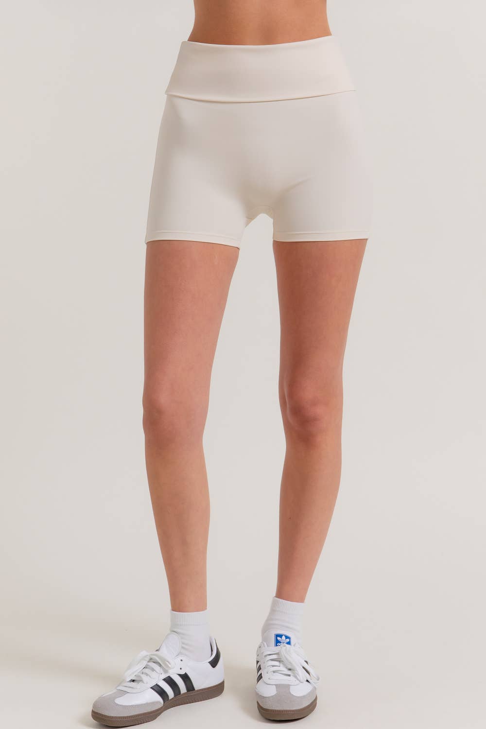 Active Basic | Active USA – wholesale Athletic shorts – Women's – Waist Fold-Over Active Bike Shorts12