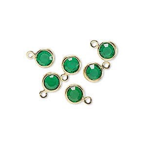 The Vintage Pearl - Wholesale Individual Charm/Pendant - You're A Gem Charm (gold)4