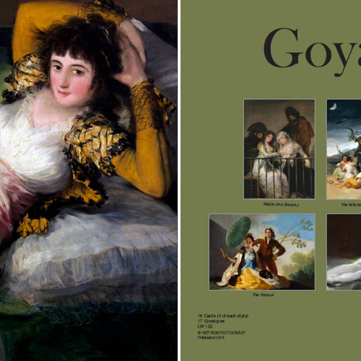 Fransisco Goya Notecard - Boxed Set for wholesale by The Retrospect Group Collection