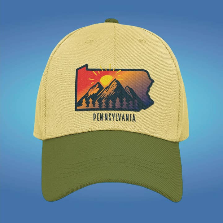 Chapeau Pennsylvania Sunset Mountain pour la vente par Lucky Mfg. Co.