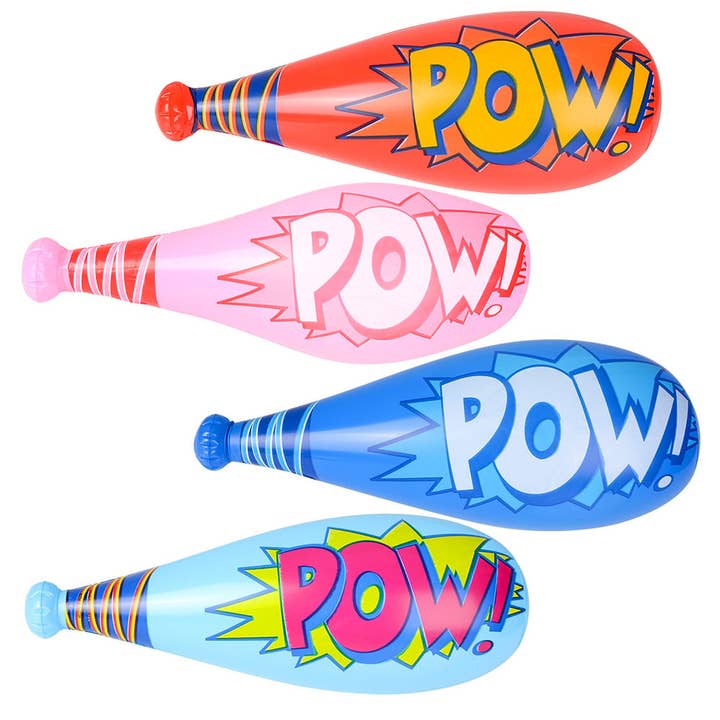 La Luna Bella - Toys - Wholesale Inflatable Toy - Kids & Baby - 20" "POW!" BAT INFLATE LLB Inflatable Toy