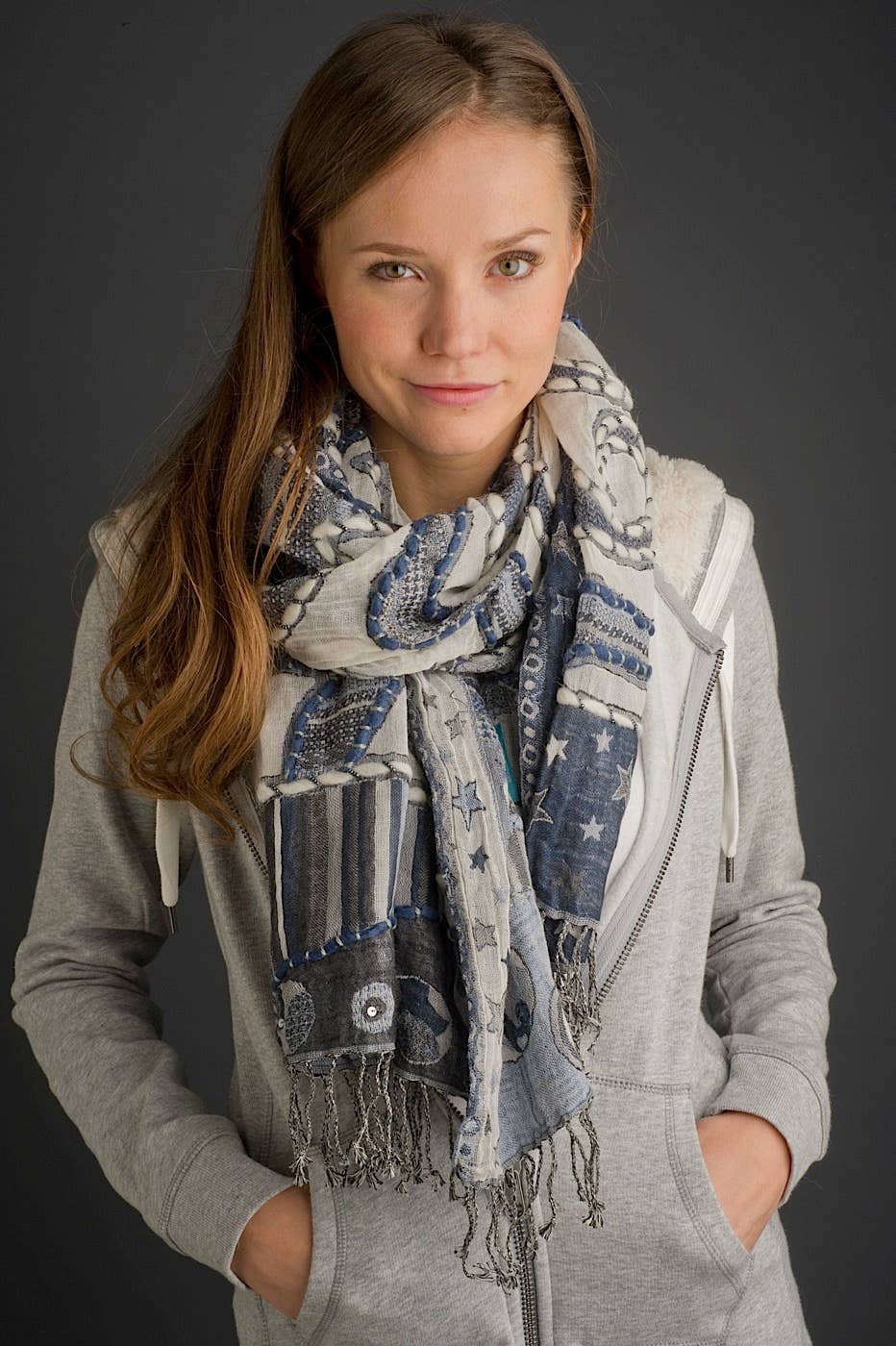 DIWALI PARIS - Wholesale Scarf - Women's - APPALACHIAN SCARF - 100% COTTON