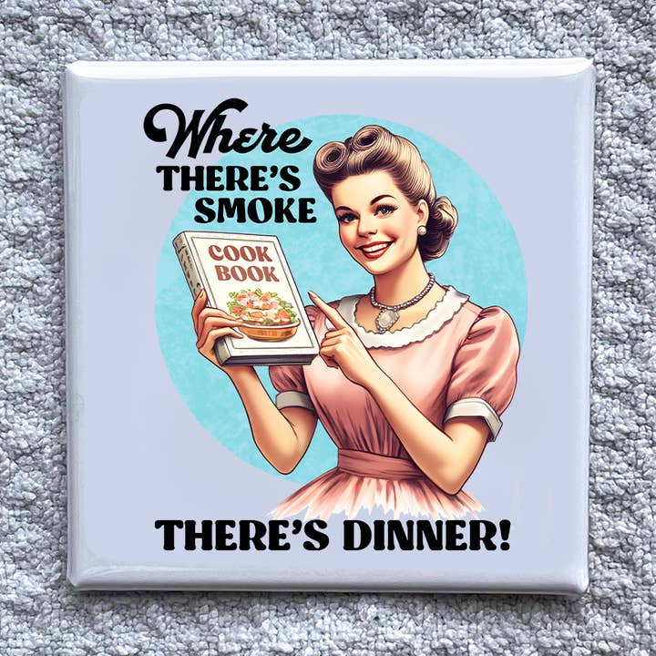 Onde Há Fumo Íman de Mão - Decoração de Frigorífico por atacado de Made With Aloha Magnets,llc