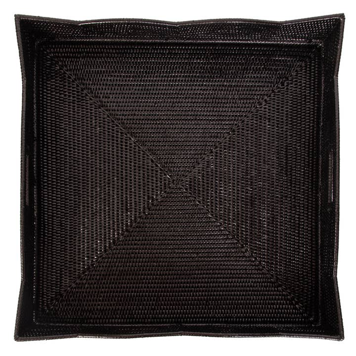 Artifacts Trading Company - Wholesale Serving Tray - Rattan Scallop Square Tray2