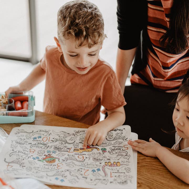 HeyDoodle - Wholesale Coloring Mat - Kids & Baby - DinoRoar Classic Coloring & Doodle Mat1