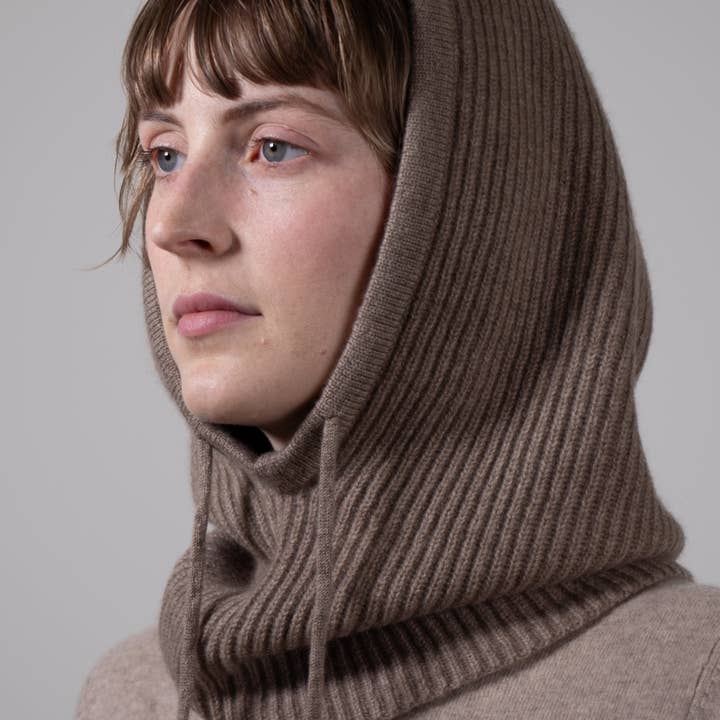 elenomad - Wholesale Balaclava - Unisex - RIBBED- 100% cashmere ribbed knitted balaclava5