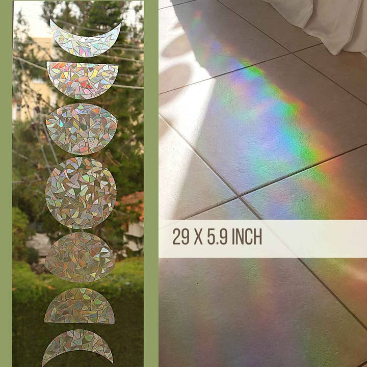 Moon Phase Suncatcher Window Cling Sticker - Decor for wholesale by LilAryenne | Jewelry & Suncatchers