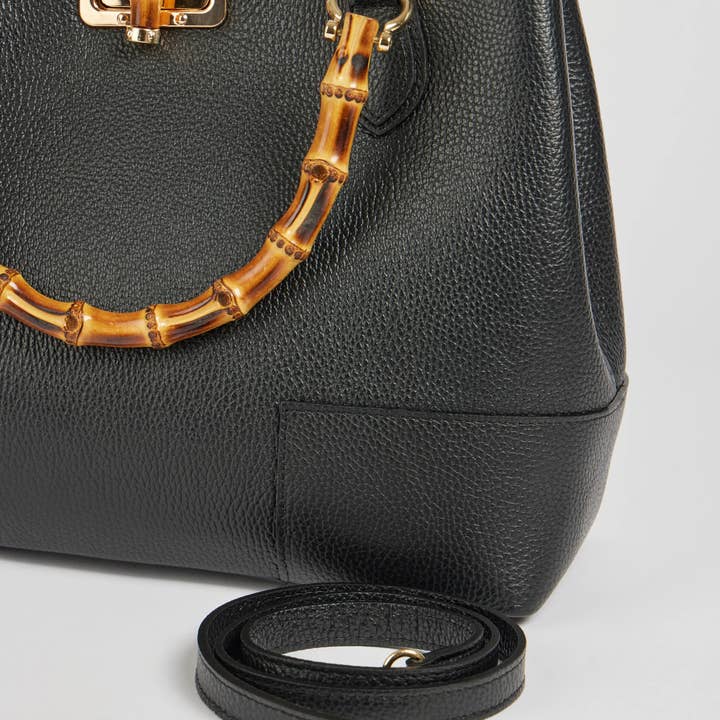 Voemièn - Wholesale Top Handle Bag - Women's - Bamboo Babe Bag in Beige Dollar Leather23