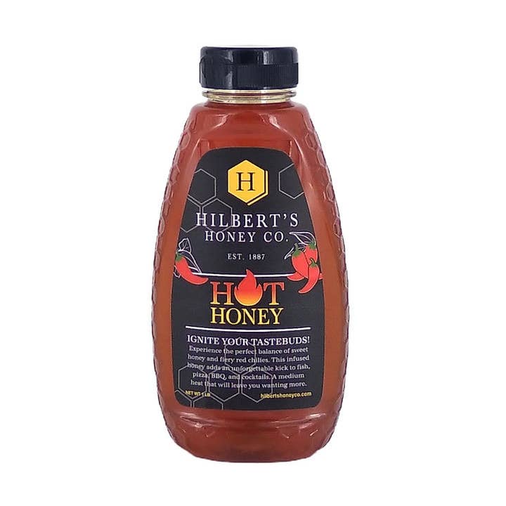 Hot Honey - 1 lb. for wholesale by Hilbert's Honeybees