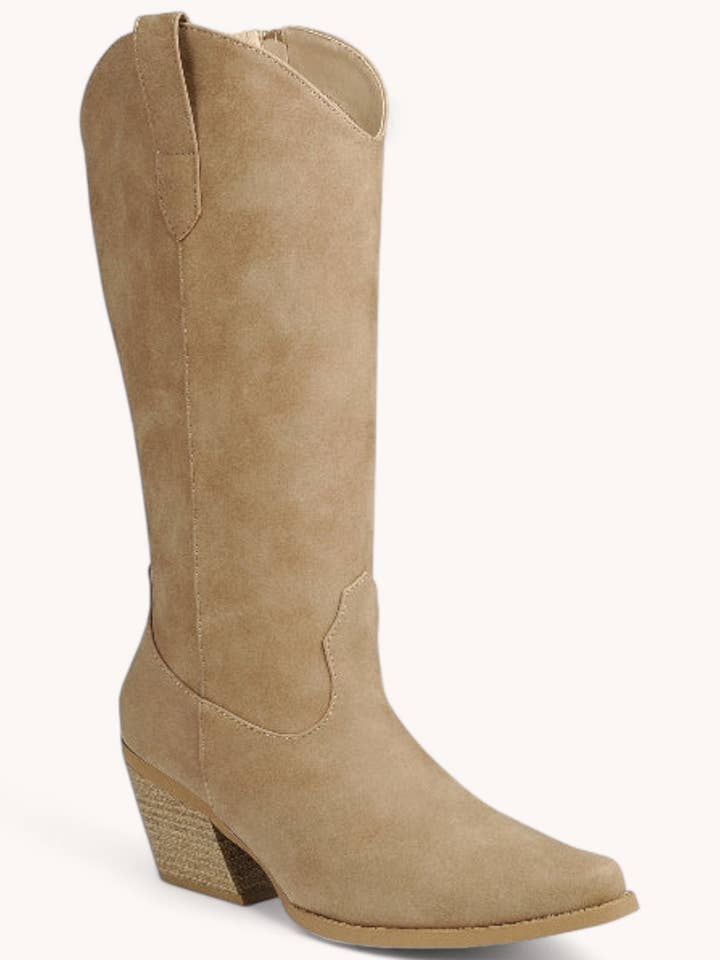 CCOCCI - Wholesale Cowboy Boots - Women's - CREEK-16 MINIMAL DESIGN WESTERN COWBOY BOOTS3