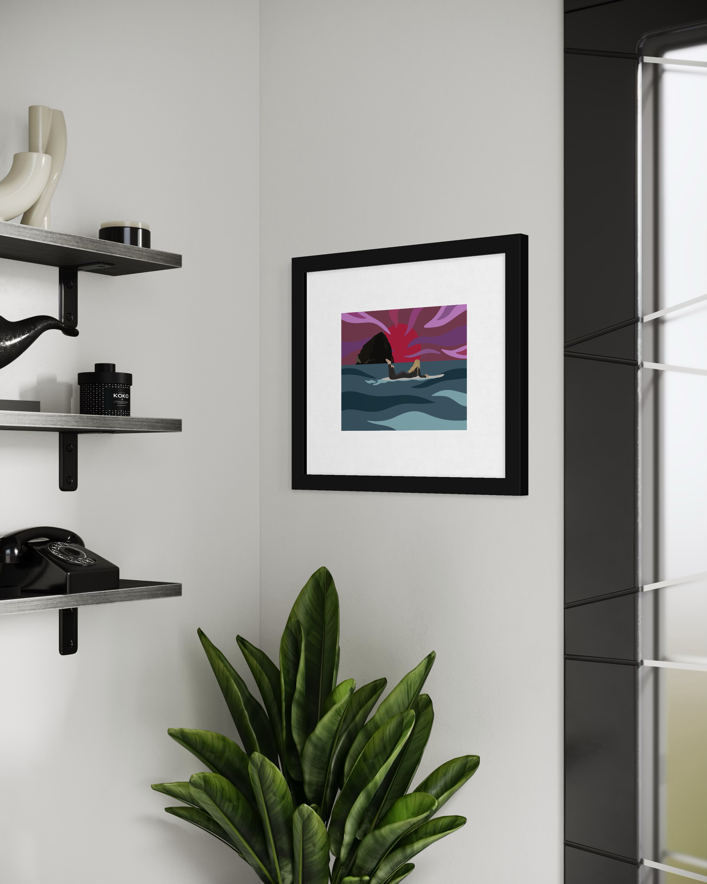 Muted Colors - Wholesale Art Print - Cosmic Sunset | 8x10 Surf Art Print2