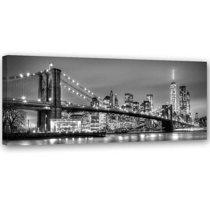 Toile Brooklyn Bridge pour la vente par Motivartdesign