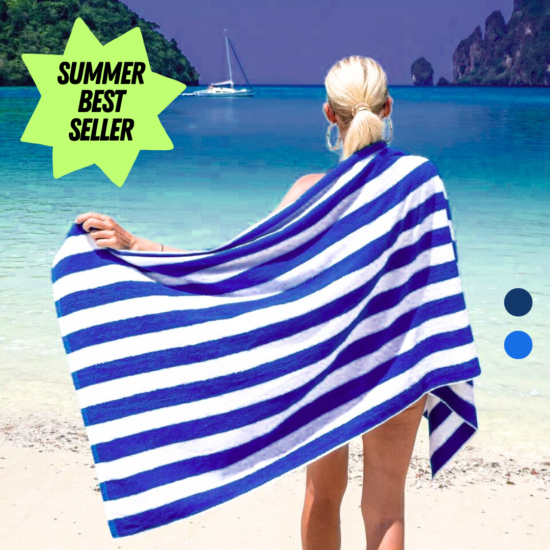 Pro Towels - Vente Serviette de plage - Serviette de plage Cabana standard : 100 % velours éponge de coton2