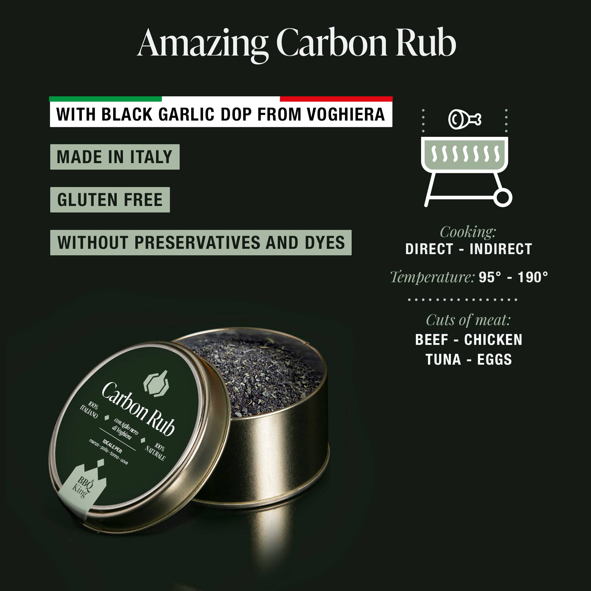 BBQ King – wholesale Rub – Carbon Rub 70 g (2.46OZ)3