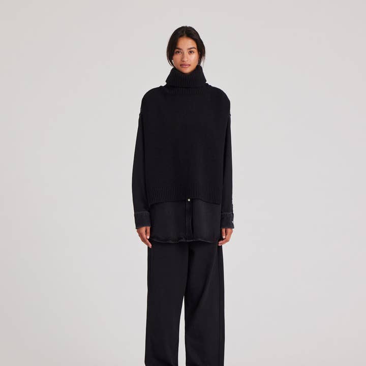 gai-lisva - Wholesale Neck Gaiter/Snood - Women's - Michelle Neck Piece - Black0