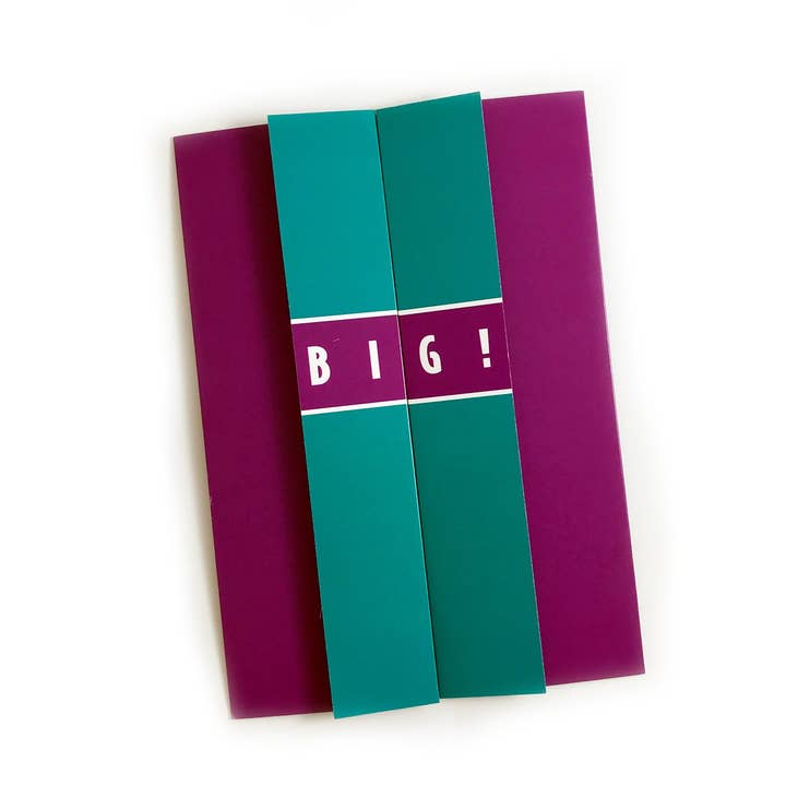 Cartão BIG Reveal por atacado de Just My Type Greetings