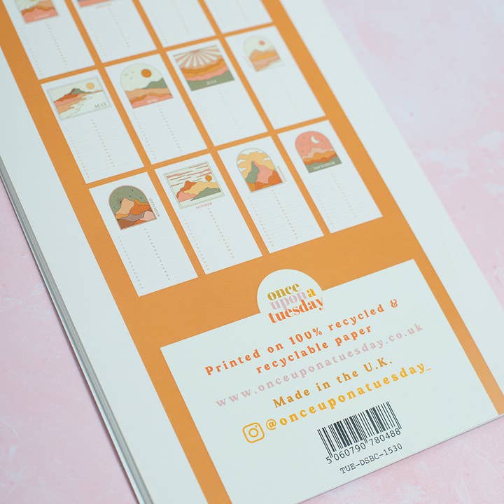 Good Tuesday (Once Upon a Tuesday) - Vente Calendrier - Calendrier d'anniversaire non daté | Desert Sun5