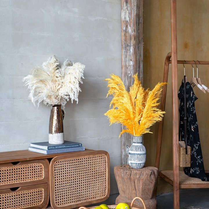 A&B Home Group Inc. - Wholesale Artificial plant - 6x2x37"H 3pc/Bag Cream Pampas Grass Cluster6